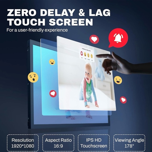 Smart Digital Photo Frame - Black Border - Picture 2 of 8